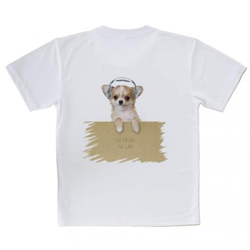 【Tシャツ】チワワだってNo Music No Life