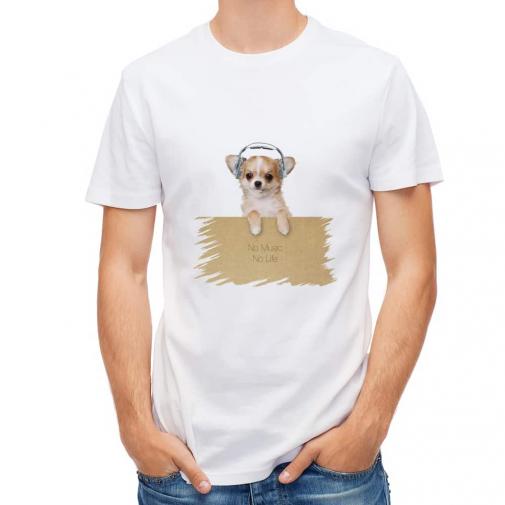 【Tシャツ】チワワだってNo Music No Life