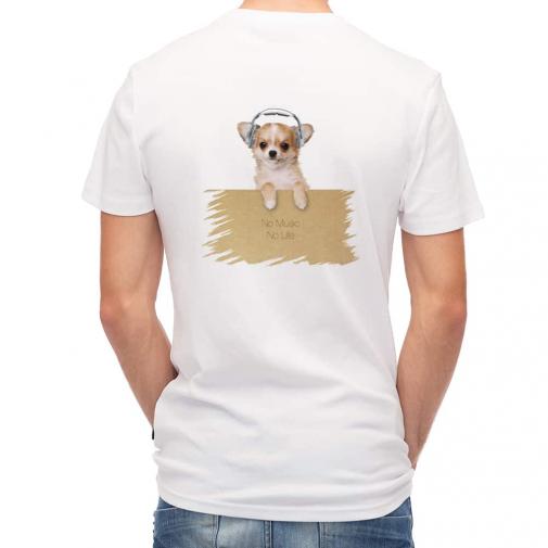 【Tシャツ】チワワだってNo Music No Life