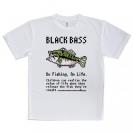 【Tシャツ】【釣りざんまい】ドット絵のブラックバス