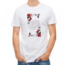 【Tシャツ】モノトーンなバラ