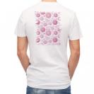 【Tシャツ】可愛いハートと花模様