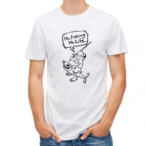 【Tシャツ】【釣りざんまい】ルアーに乗ったアングラー