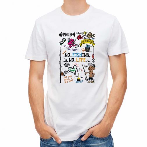 【Tシャツ】【釣りざんまい】釣りが好きなんです