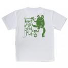 【Tシャツ】【釣りざんまい】カエルが釣りをするでケロ