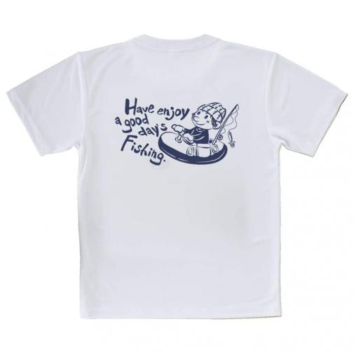 【Tシャツ】【釣りざんまい】フローターボートアングラー_ネイビー