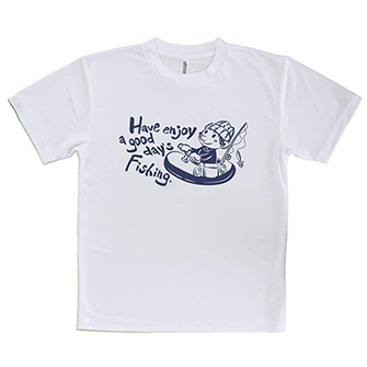 【Tシャツ】【釣りざんまい】フローターボートアングラー_ネイビー