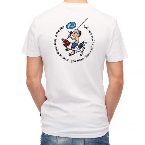 【Tシャツ】【釣りざんまい】ルアーを乗りこなすアングラー