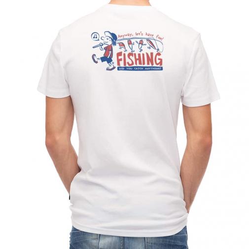 【Tシャツ】【釣りざんまい】釣りをとにかく楽しもう!_レトロ