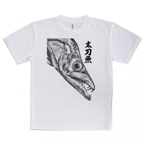 【Tシャツ】タチウオ 墨絵風
