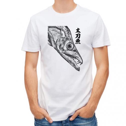 【Tシャツ】タチウオ　墨絵風