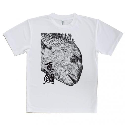 【Tシャツ】マダイ 墨絵風