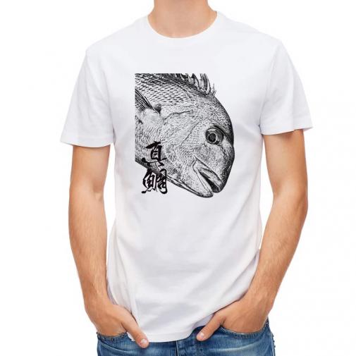 【Tシャツ】マダイ　墨絵風
