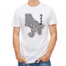 【Tシャツ】アオリイカ　墨絵風