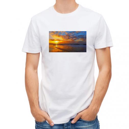 【Tシャツ】朝焼けの海岸