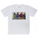 【Tシャツ】魚売りの女性　アクリル画