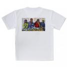 【Tシャツ】魚売りの女性　アクリル画