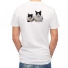 【Tシャツ】シロクロ二匹