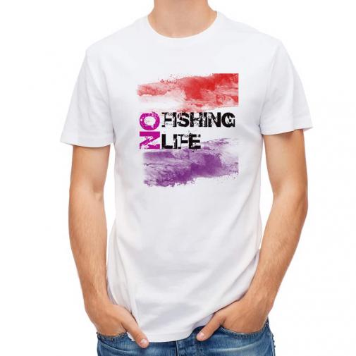 【Tシャツ】No Fishing No Life パンク