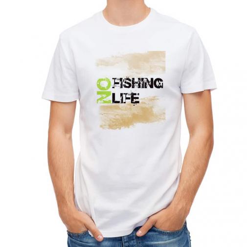 【Tシャツ】No Fishing No Life ナチュラル