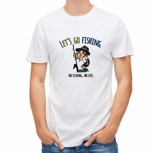 【Tシャツ】【釣りざんまい】ぼちぼち釣りに行こうかな_カラフル