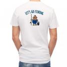 【Tシャツ】【釣りざんまい】レッツゴーフィッシング ポッチャリアングラー_カラフル