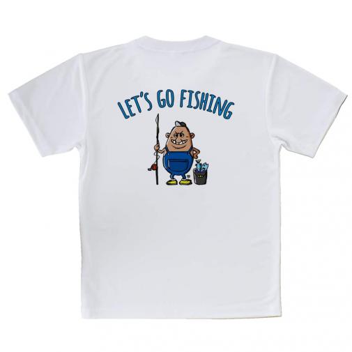 【Tシャツ】【釣りざんまい】レッツゴーフィッシング ポッチャリアングラー_カラフル