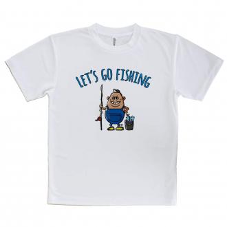 【Tシャツ】【釣りざんまい】レッツゴーフィッシング ポッチャリアングラー_カラフル