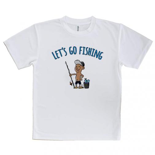 【Tシャツ】【釣りざんまい】レッツゴーフィッシング アングラー_カラフル