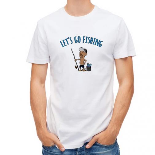 【Tシャツ】【釣りざんまい】レッツゴーフィッシング アングラー_カラフル