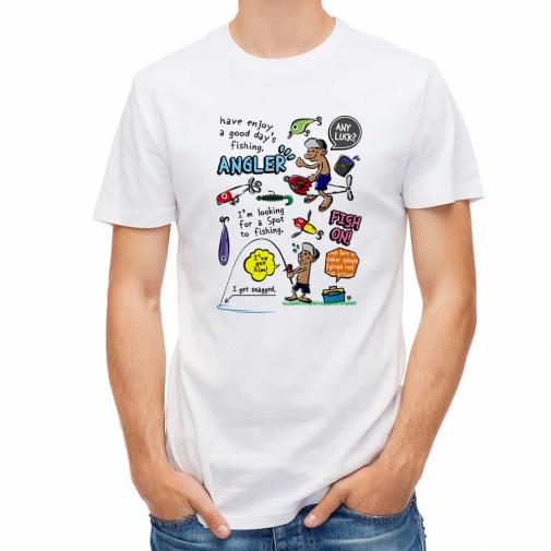 【Tシャツ】【釣りざんまい】釣りに行きませんか?_カラフル