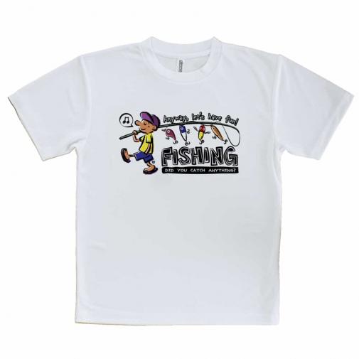 【Tシャツ】【釣りざんまい】釣りをとにかく楽しもう!_カラフル
