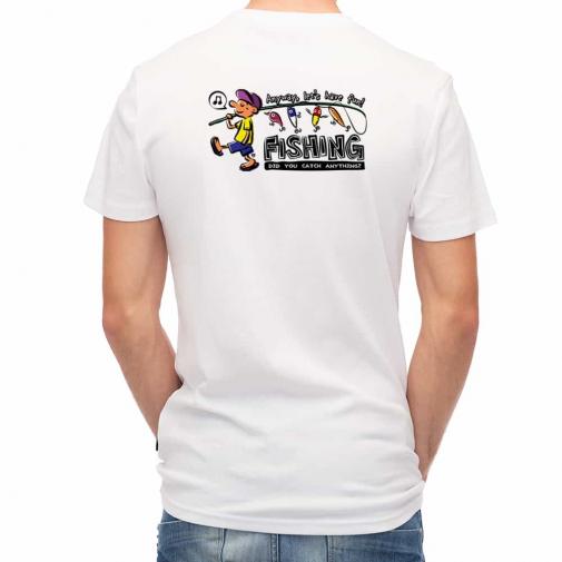 【Tシャツ】【釣りざんまい】釣りをとにかく楽しもう!_カラフル