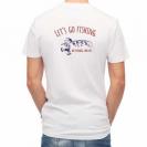 【Tシャツ】【釣りざんまい】レッツゴーフィッシング ルアーと少年_レトロ