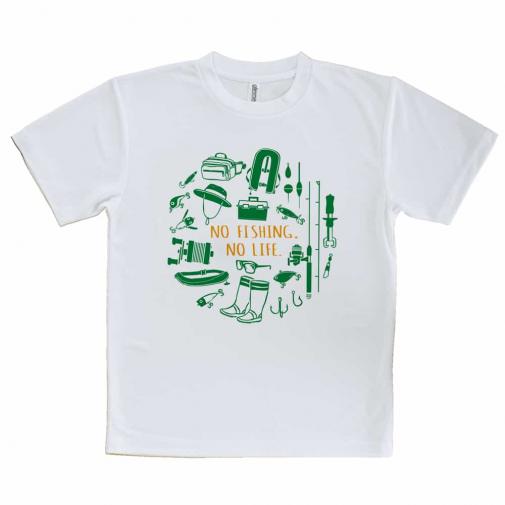 【Tシャツ】【釣りざんまい】FISHING TOOL_グリーン