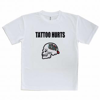 【Tシャツ】【彫姫】TATTOO HURTS ドクロ