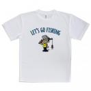 【Tシャツ】【釣りざんまい】レッツゴーフィッシング 釣り好き少年_カラフル