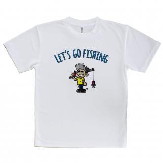 【Tシャツ】【釣りざんまい】レッツゴーフィッシング 釣り好き少年_カラフル