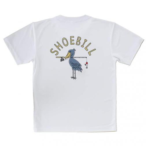 【Tシャツ】【釣りざんまい】釣りするハシビロコウ