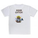 【Tシャツ】【釣りざんまい】サケを釣るクマさん