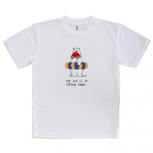 【Tシャツ】シロクマさんの夏(wakat)