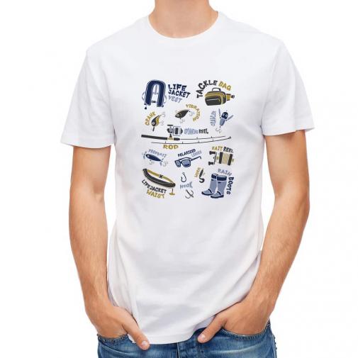 【Tシャツ】【釣りざんまい】PACK LIGHT, GO FISH.