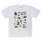 【Tシャツ】【釣りざんまい】釣りに行く準備_ハイデザイン