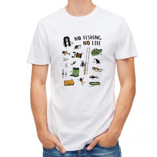 【Tシャツ】【釣りざんまい】釣りに行く準備_ハイデザイン