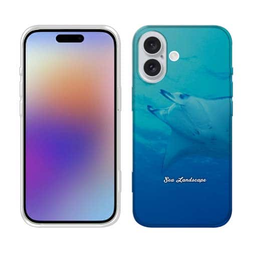 【TPU】海の風景 マンタ(オニイトマキエイ)