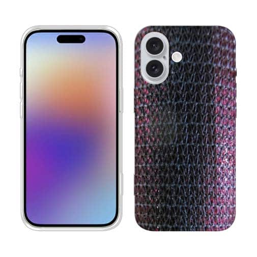 【TPU】エギ柄　パープルラメ