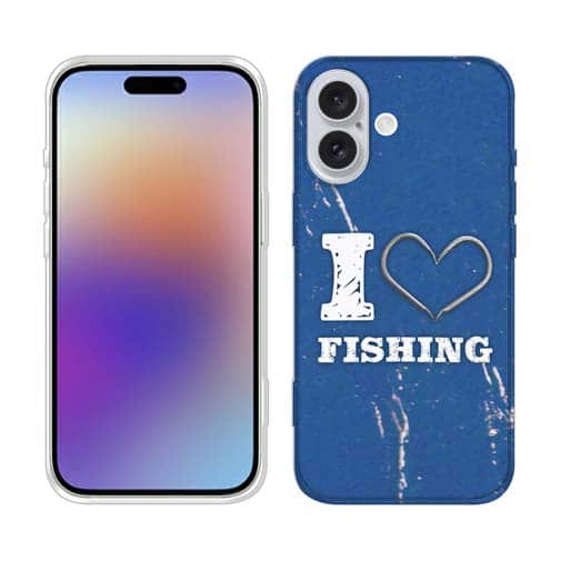 【TPU】I love Fishing Blue