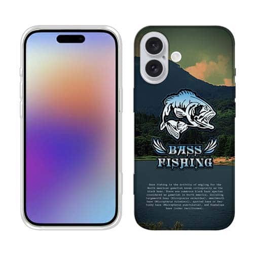 【TPU】バスフィッシング　ローライダーフォント　ブルー