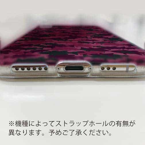 【TPU】ブラックバス　迷彩柄　レッドカラー