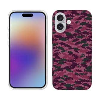 【TPU】ブラックバス　迷彩柄　レッドカラー